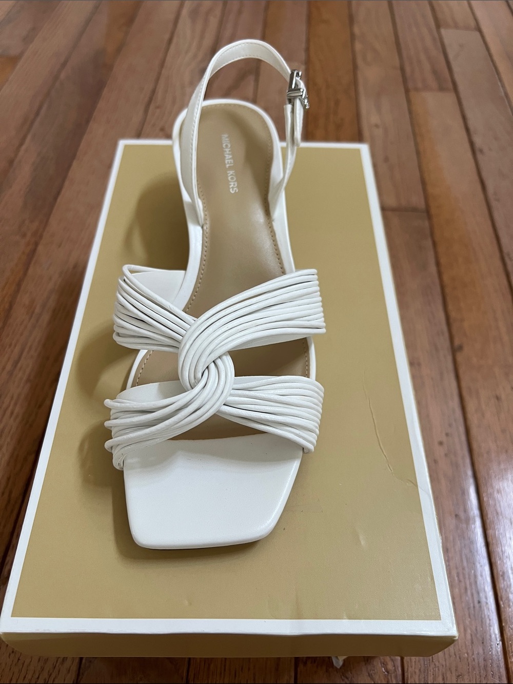Michael Kors Women's Alessia Kitten-Heel Sandals
